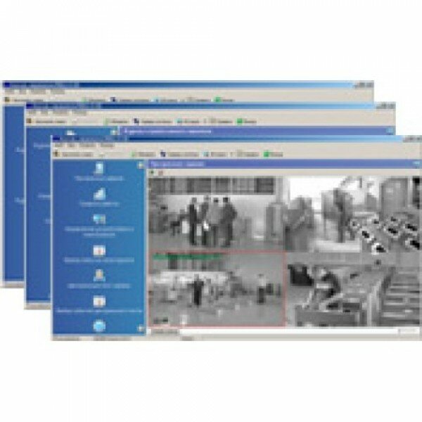 PERCo-SP17: Комплект ПО «Контроль доступа с видеоидентификацией, ОПС, Видео, Дисциплина, Центральный пост»