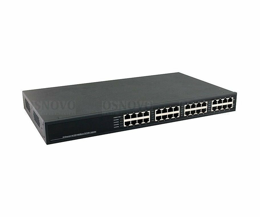 OSNOVO Midspan-16/250RG PoE-инжектор Gigabit Ethernet на 16 портов