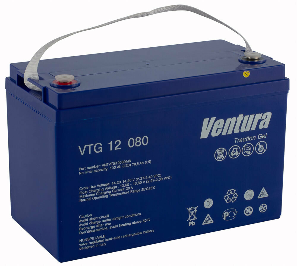 Тяговый аккумулятор Ventura VTG 12 080 М8
