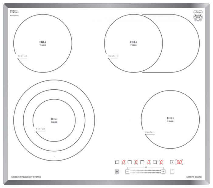 Электрическая варочная панель Kaiser KCT 6715 FW