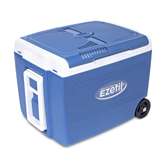 Термоэлектрический автохолодильник Ezetil E 40 M 12/230V Manual Boost 40 литров (синий)