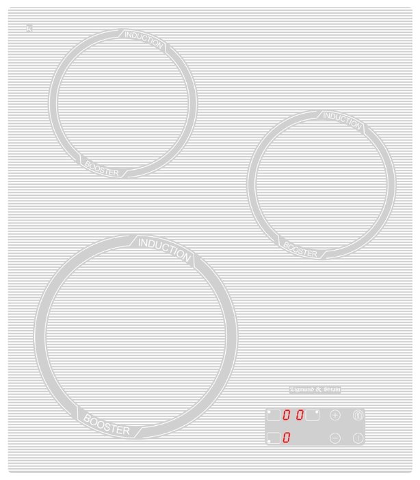 Индукционная варочная панель Zigmund  Shtain CIS 029.45 WX