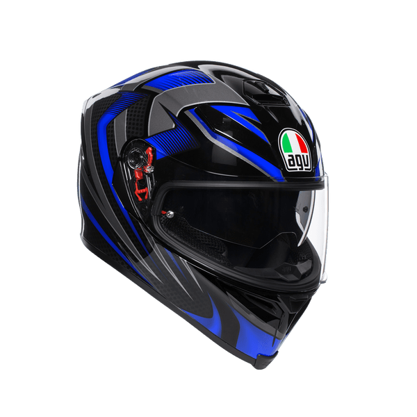 Мотошлем AGV K-5 S hurricane 2.0 black/blue L