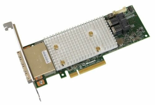 Контроллер SAS Adaptec SmartRAID 3154-8i16e SGL 2294600-R (8int./16ext. ports,PCIe Gen3 x8,1GB DDR4,RAID 0/1/10/5/6/50/60,FlexConfig,maxCache 4.0,кабе