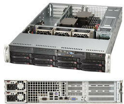 Серверная платформа Supermicro SuperServer 2U 6028R-WTR no CPU (2) / no memory (16) / on board C612 RAID 0 / 1 / 5 / 10 / no HDD (8) LFF / 2xGE / 4xFH, 2xLP / 2Rx740W Platinum