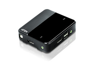 ATEN 2-х портовый KVM-коммутатор с поддержкой USB, DisplayPort