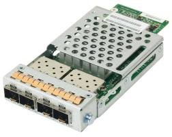 Плата расширения Infortrend RFE16G0HIO4-0010 EonStor DS converged host board with 4 x 8Gb/s FC ports or 2 x 16Gb/s FCports or 4 x 10Gb/s iSCSI/FCoE po