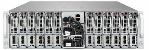 Серверная платформа 3U Supermicro SYS-5039MC-H12TRF 12Node: (LGA1151, C246, 4*DDR4, 4*2.5quot;, 2*M.2, 2*Glan, 2*2000W)