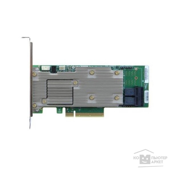 Intel RAID Adapter RSP3DD080F Tri-mode PCIe SAS SATA , SAS3508, 8 int. ports PCIe SAS SATA, RAID 0, 1, 10, 5, 50, 6, 60 +JBOD, Cache 4GB, PCIe x8 Gen3