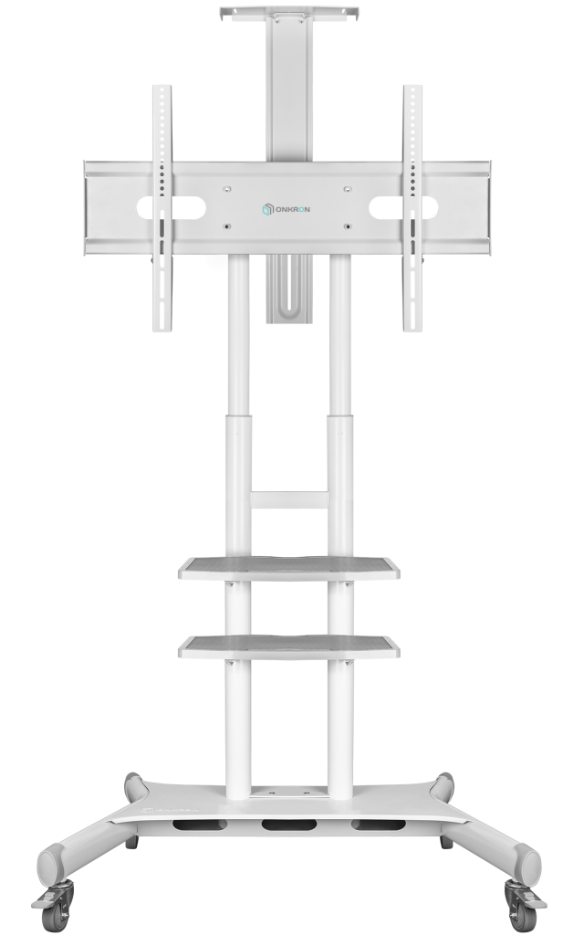 ONKRONTS1881 белая мобильная стойка для панелей 70-90quot;