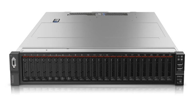 Сервер 7X06A04LEA Lenovo ThinkSystem SR650 Xeon 4110, 16GB, 8SFF(up to 24), SR 9308i, noGbE, 1x750W