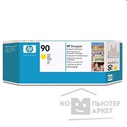 Hp C5057A Печатающая головка + Чистящая головка 90, Yellow