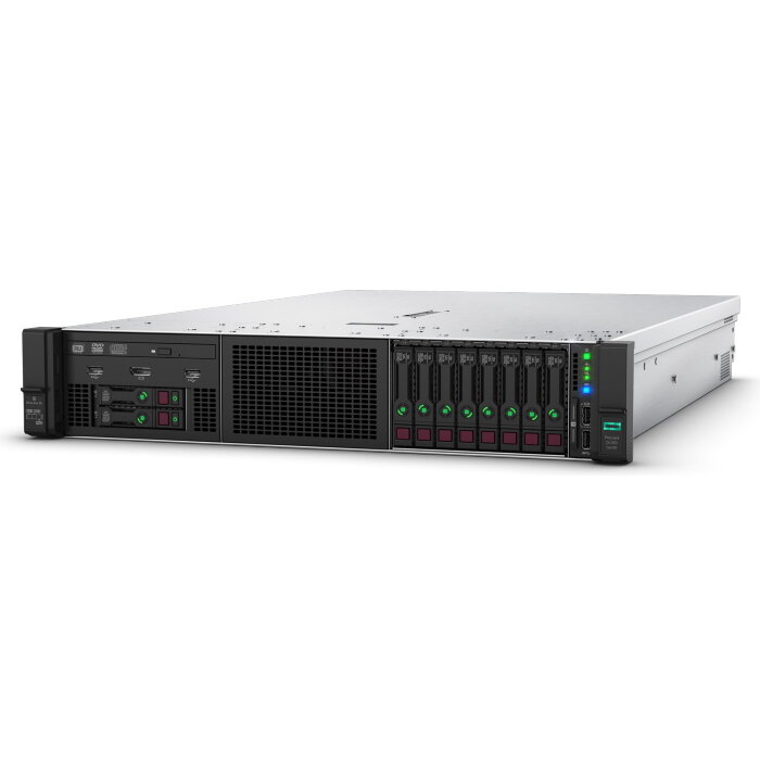 Сервер HPE ProLiant DL380 Gen10/ Xeon Silver 4208/ 32GB/ noHDD (up 12 LFF)/ noODD/ SmartArray P816i-a/ iLOstd/ 4x 1GbE/ 2x 800W (up 2) (P20172-B21)