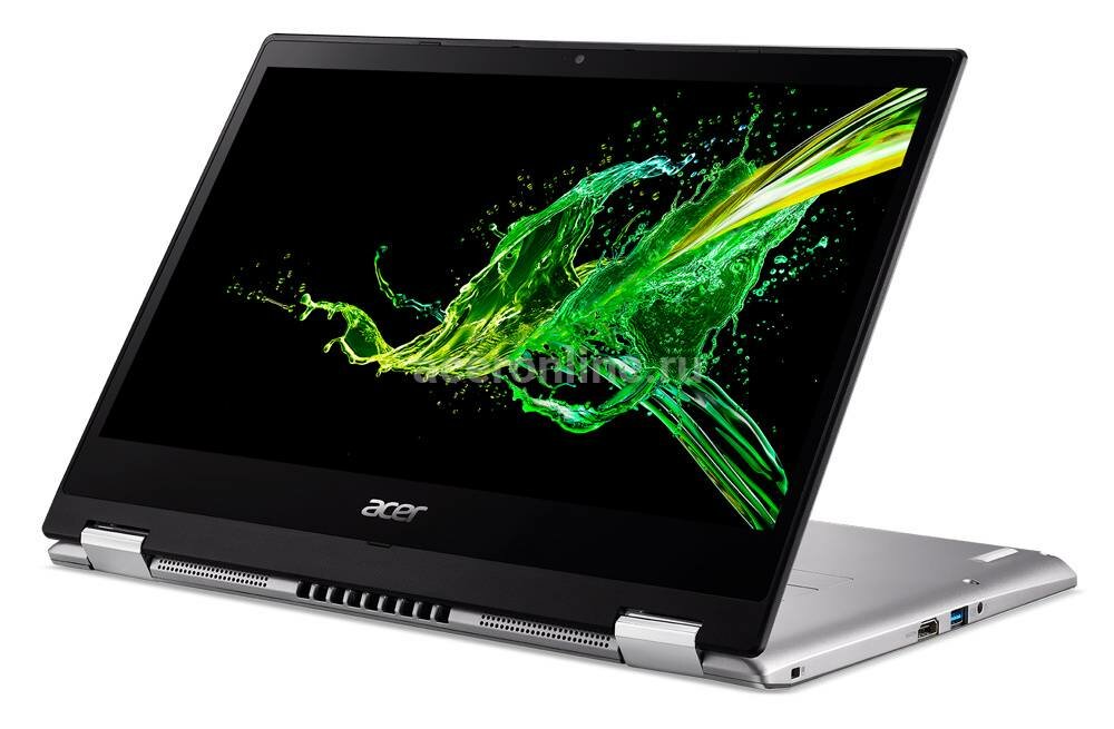 Ноутбук Acer SPIN 3 SP314-53N-379W (Intel Core i3 8145U 2100MHz/14quot;/1920x1080/4GB/128GB SSD/DVD нет/Intel UHD Graphics 620/Wi-Fi/Bluetooth/Windows 10 Home)