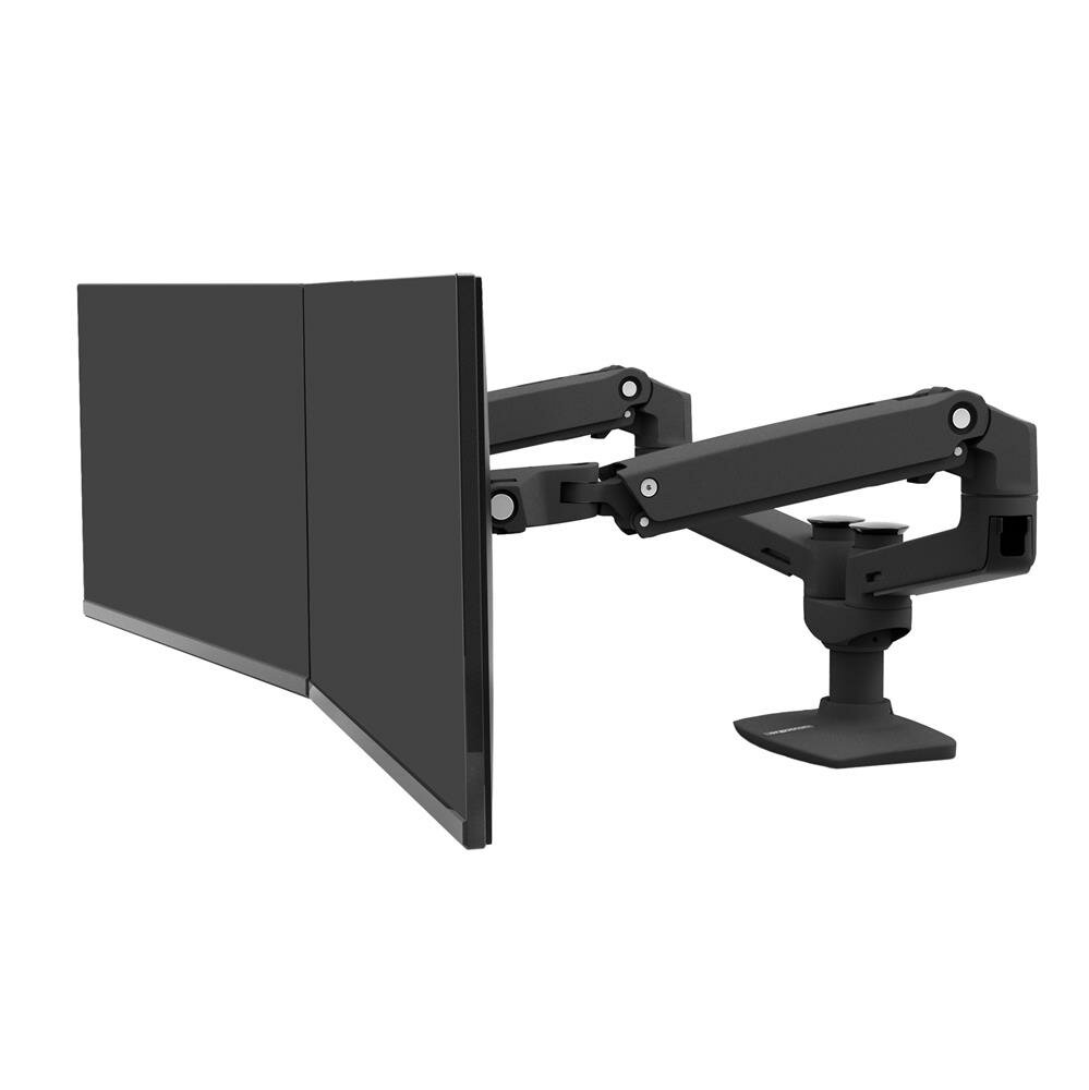 Ergotron LX Dual Side-by-Side Arm Ergotron 45-245-224 (черный) Крепление для двух мониторов