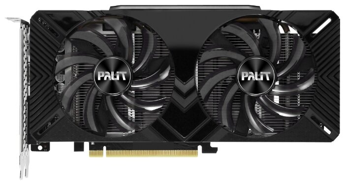 Видеокарта Palit GeForce GTX 1660 1530MHz PCI-E 3.0 6144MB 8000MHz 192 bit DVI HDMI HDCP Dual OC