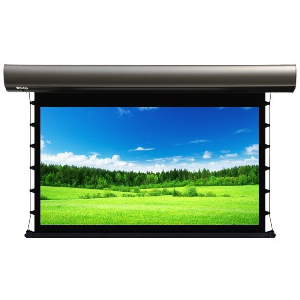 Экран для дома, настенно потолочный с электроприводом Lumien Cinema Tensioned Control 168x257 Matte White Sound LCTC-100131