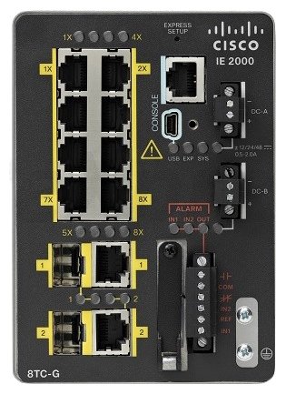 Коммутатор Cisco Industrial Ethernet IE-2000-8TC-G-L