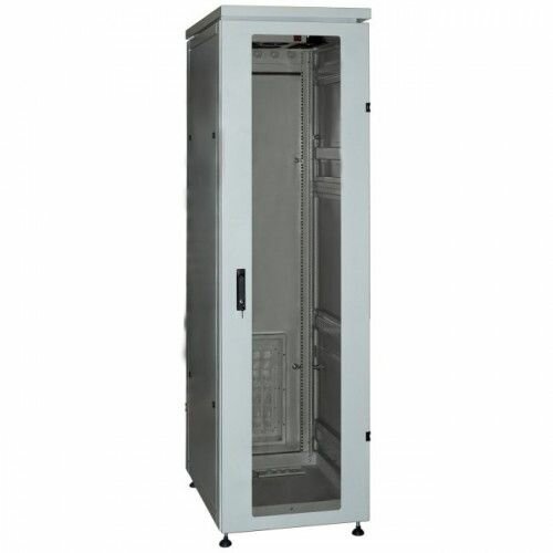 Шкаф напольный 19, 24U NT PROFI IP55 MG24-610 G 406704 пылевлагозащищенный, 600*1000, дверь со стеклом, серый