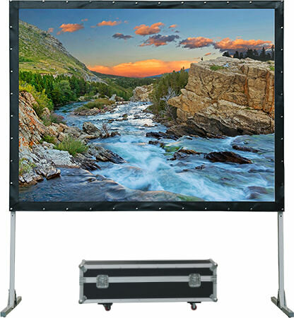 Экран Lumien LMF-100146 Master Fold 228x391 см (170quot;), (раб. область 212x377 см) Front Projection + Rear Projection, два полотна в комплекте, черн. ка