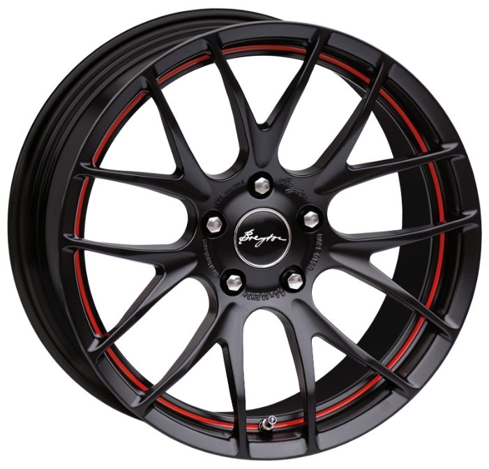 Колесный диск Breyton Race GTS-R 7x17/5x112 D66.5 ET48 Matt Black with Red