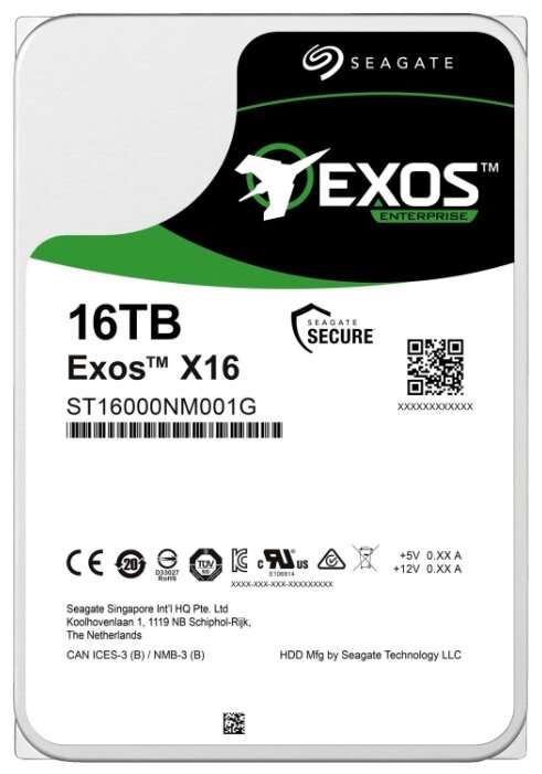 Жесткий диск Seagate Exos X16 16 TB ST16000NM001G