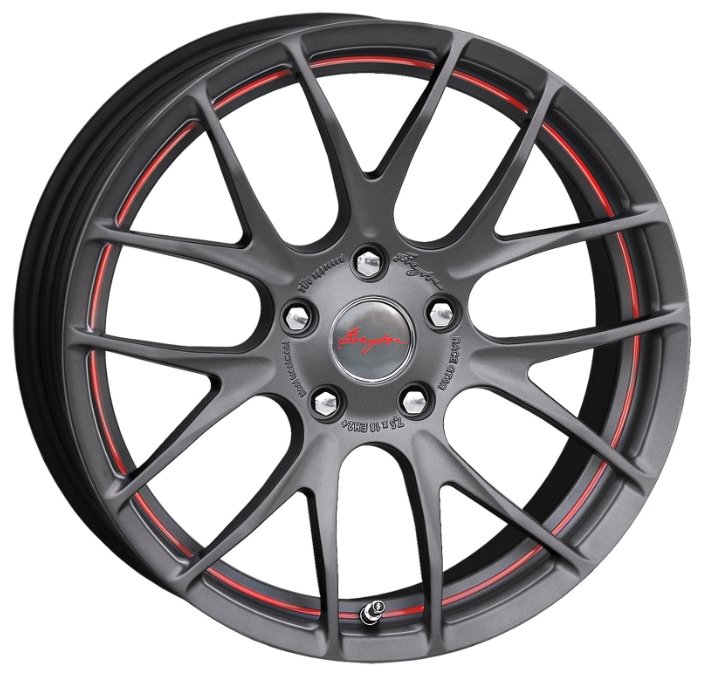 Колесный диск Breyton Race GTS-R 7x17/4x100 D56 ET40 Matt Gun with Red