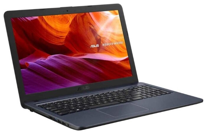 Ноутбук ASUS X543UB-GQ1596 (Intel Pentium 4417U 2300MHz/15.6quot;/1366x768/4GB/1000GB HDD/DVD-RW/NVIDIA GeForce MX110 2GB/Wi-Fi/Bluetooth/Endless OS)