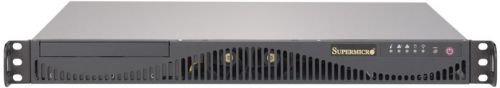 Серверная платформа 1U Supermicro SYS-5019S-ML (1x1151, C236, 4x UDDR4 ECC, 2x3.5quot; Fixed, (x8)FH, 2GE, 350W Plat.)