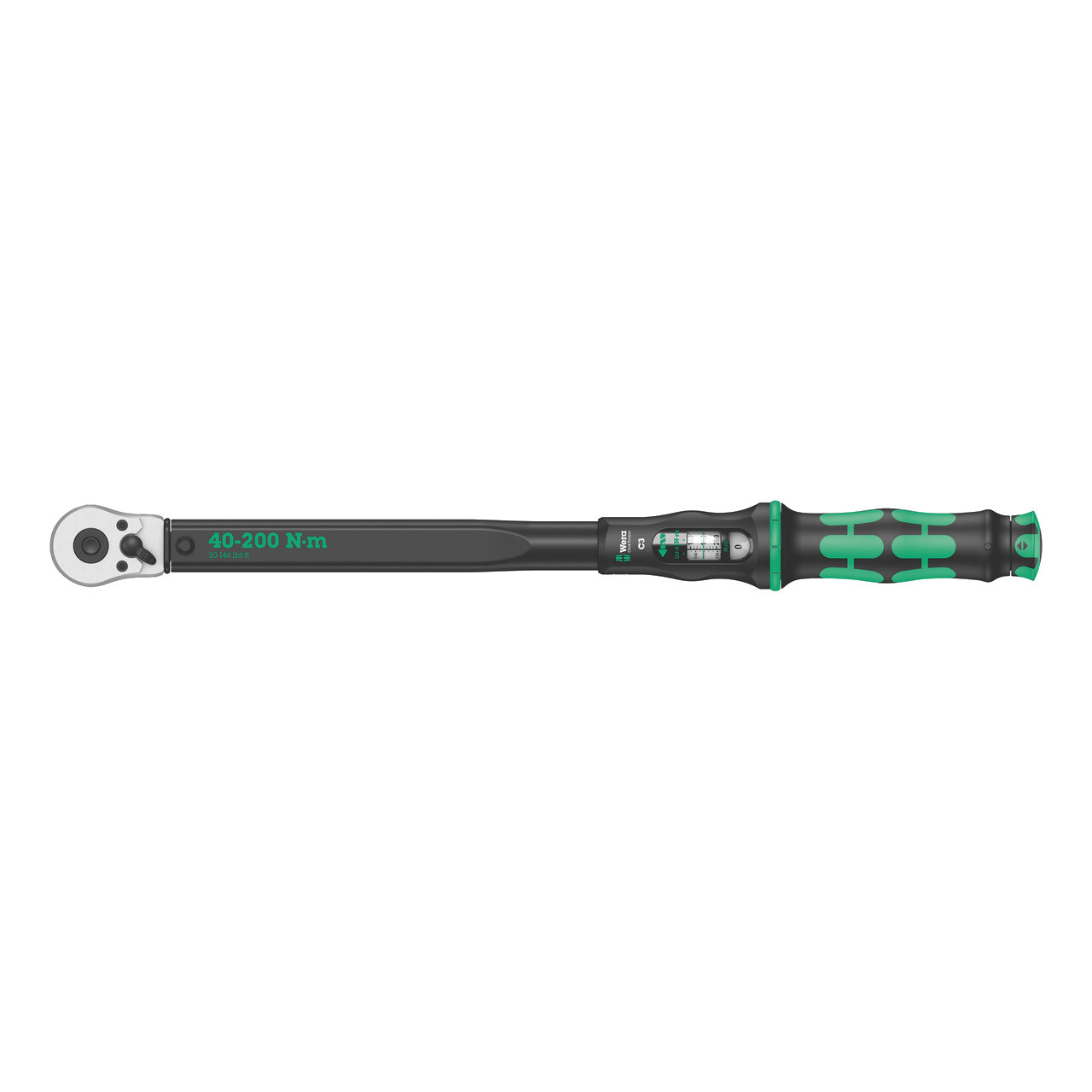 Динамометрический ключ WERA Click-Torque C 3 с трещоткой и реверсом WE-075622