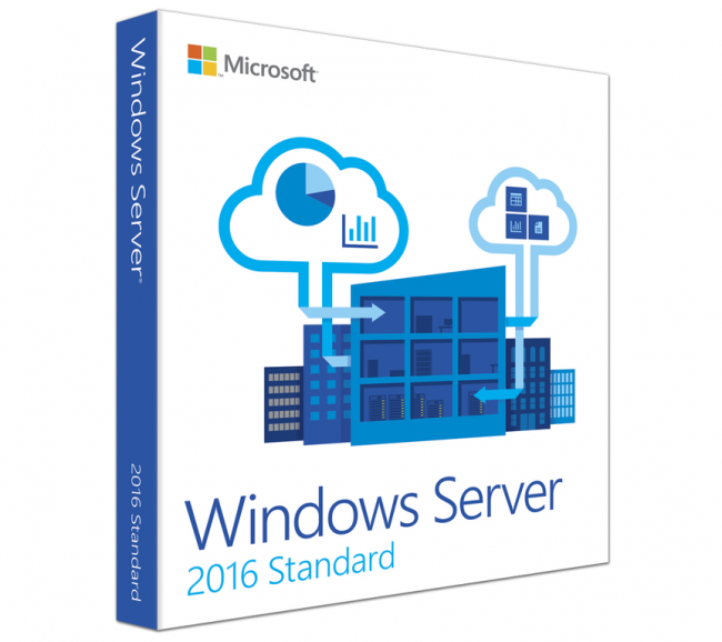 Microsoft Windows Server Standard 2016 64Bit Russian Russia Only DVD 5 Clt 16 Core License