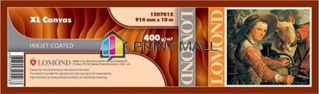 Бумага Lomond 1207012 Холст для струйной печати, не для пигм.чернил, ролик 400мкм (914мм*10м*50,8мм)