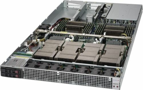 Серверная платформа 1U Supermicro SYS-1028GQ-TXR (2x2011v3, C612, 16xDDR4, 8x3.5quot; HS,3 PCI-E 3.0 x16, 3 PCI-E 3.0 x8 LP slots, 2GE, 2x740W,Rail)