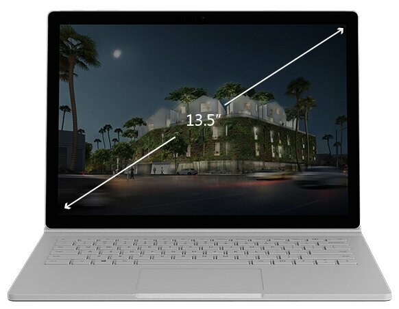 Ноутбук Microsoft Surface Book 2 13.5 (Intel Core i5 7300U 2600 MHz/13.5quot;/3000x2000/8Gb/256Gb SSD/DVD нет/Intel HD Graphics 620/Wi-Fi/Bluetooth/Windows 10 Pro)
