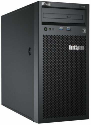 Сервер Lenovo ThinkSystem ST50 7Y48A02CEA 1xE-2144G 1x8GB x8 2x1TB 7.2K 1x250W