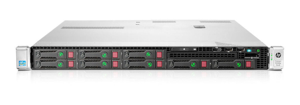 Сервер HP Proliant DL360p Gen8 E5-2640 Rack(1U) / Xeon6C 2.5GHz(15Mb) / 4x4GbR1D(LV) / P420iFBWC(1Gb / RAID 0 / 1 / 1+0 / 5 / 5+0) / noHDD(8)SFF / noDVD / iLO4St / 4x1GbFlexLOM / BBRK / 1xRPS460Plat+(2up) (646902-421)