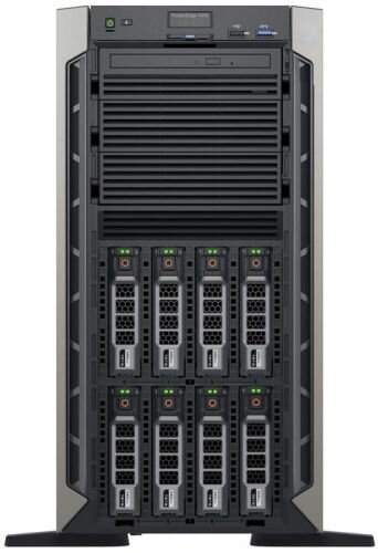 Сервер Dell PowerEdge T440 8 LFF/4210 (10-Core, 2.2 GHz, 85W)/16 GB (1 x 16 RDIMM)/H330/1 x 1 TB SATA/Стандартная фронтальная панель, ролики, iDRAC En