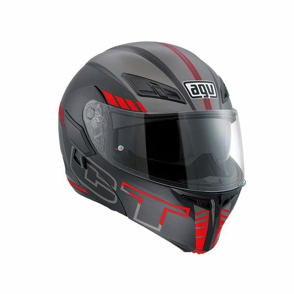 Мотошлем AGV COMPACT ST seattle matt black/silver/red S