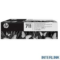 Печатающая головка HP C1Q10A Печатающая головка 711 черный, цветной черный- на пигментной основе, цветные на водном красителе, ресурс 5,8 литра, Black, Color для DesignJet T120, T125, T130, T520, T525, T530
