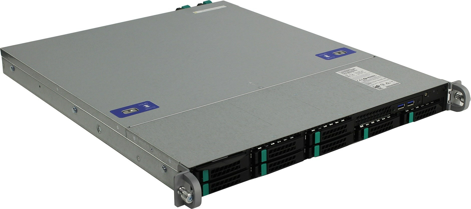 Серверная платформа 1U Intel R1208WT2GSR на базе чипсета Intel C612 2011-3x2 Intel Xeon E5 DDR4-2400x24 2.5quot;x8 SAS,SATA