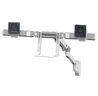 Настенный кронштейн для двух мониторов Ergotron HX Wall Dual Monitor Arm 45-479-216, белый
