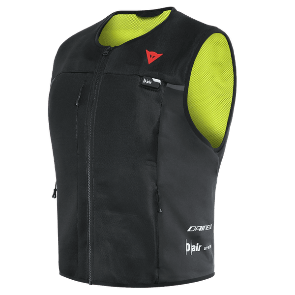 DAINESE SMART JACKET с подушкой безопастности 620 black/fluo-yellow XXL