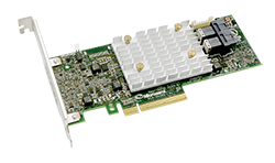 Контроллер SAS Adaptec SmartRAID 3152-8i SGL 2290200-R (8 internal port,PCIe Gen3 ,x8,2 GB DDR4,RAID 0/1/10,RAID 5/6/50/60,FlexConfig,maxCache 4.0)
