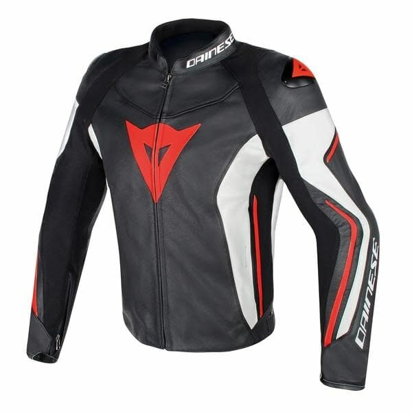 Мотокуртка Dainese Assen n32 black/white/red-fluo 52