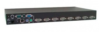 Модуль Rextron WUM108DC для КВМ переключателя 8 портовый с OSD меню для 19quot; LCD консоли, подключение 1 в 3, с интерфейсами C-36, RJ-45, RS-232, RJ-14,