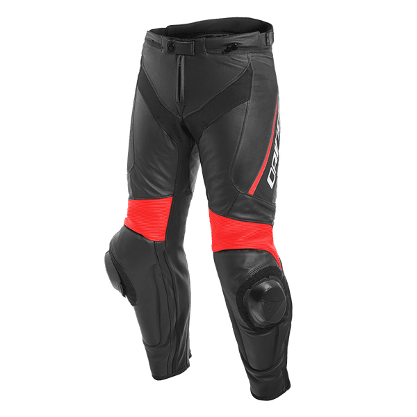 Мотоштаны Dainese Delta 3 Кожаные p75 black/black/fluo-red 56