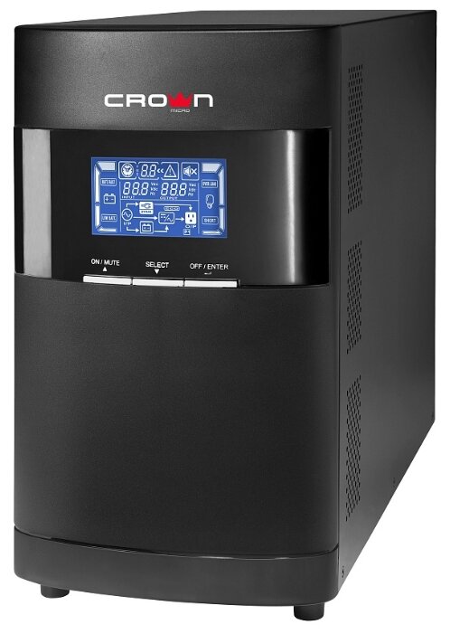 Источник бесперебойного питания Crown CMUOA-350-2K EURO 2000VA Черный