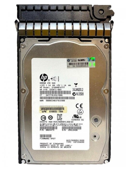 Жесткий диск HP 600 GB 533871-003