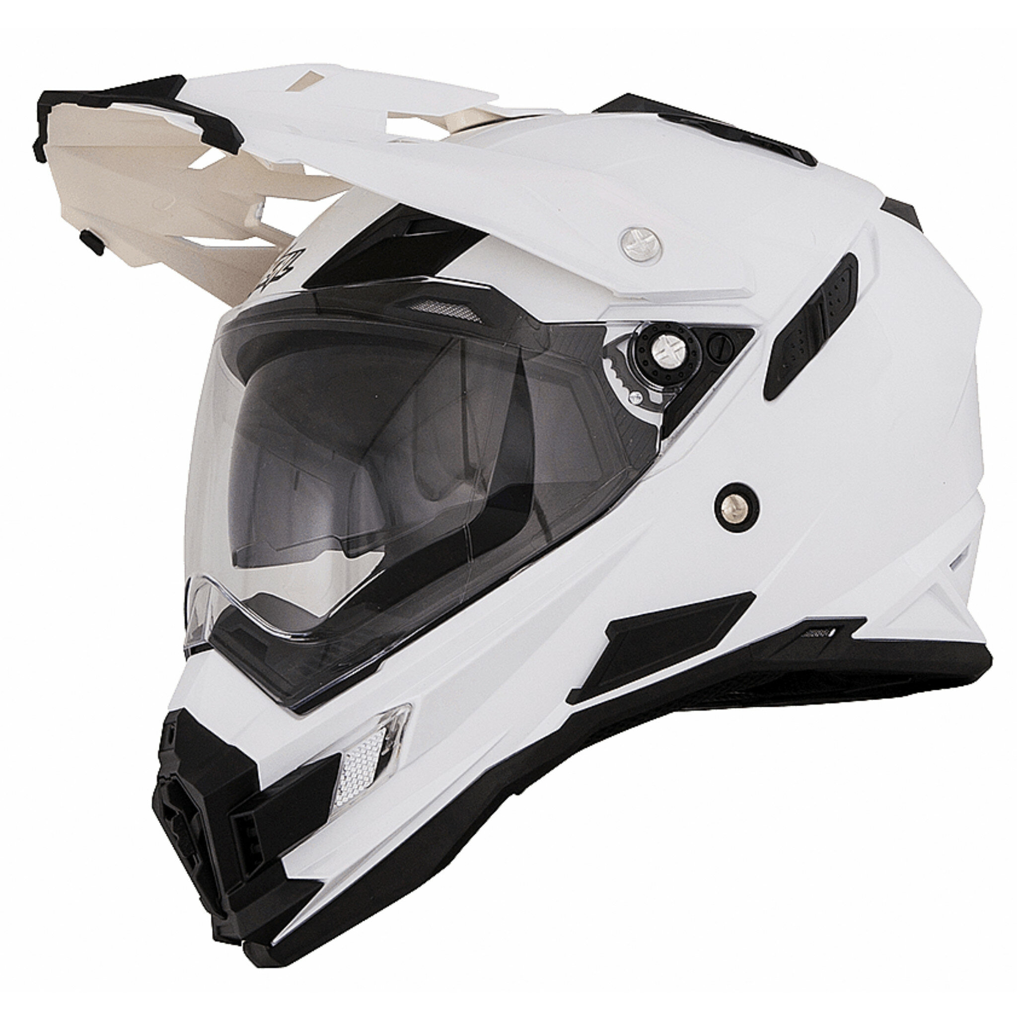 Шлем кроссовый Sierra Adventure PLAIN белый размер XL