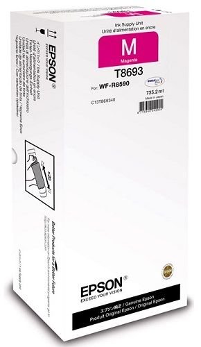 Контейнер с чернилами Epson C13T869340 для WF-R8590 XXL пурпурный
